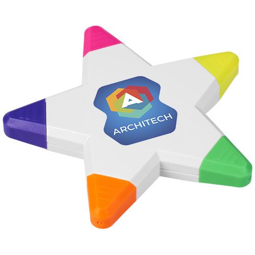 Marcador fluorescente estrella 