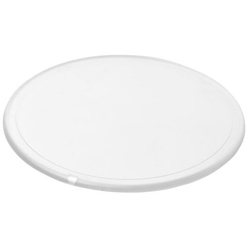 blanco translúcido Posavasos de plástico redondo
