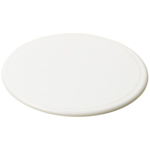 white Posavasos de plástico redondo
