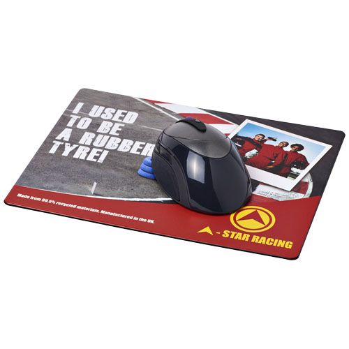 black Brite-Mat® Alfombrilla para ratón con material neumático