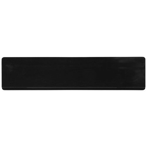 black Regla de 15 cm de plástico 100 % reciclado