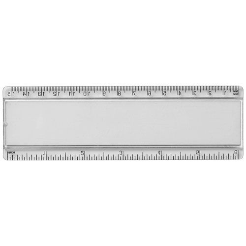Règle en plastique Ellison 15 cm avec insertion de papier décoratif - 3