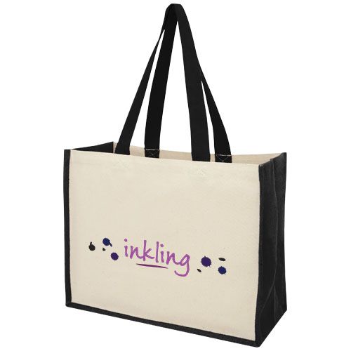 Bolsa Tote para la compra de lona y yute de 320 g/m² 