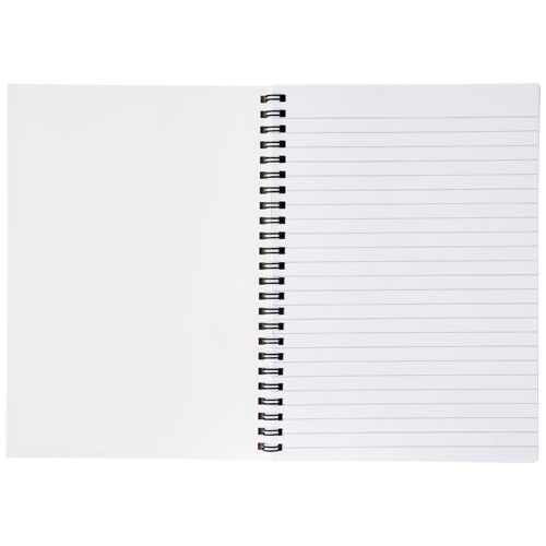 blanco/negro Libreta A5 con cubierta sintética