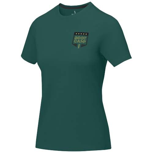 verde bosque oscuro Camiseta de manga corta para mujer Nanaimo