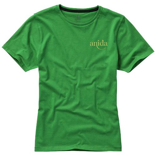 verde helecho Camiseta de manga corta para mujer