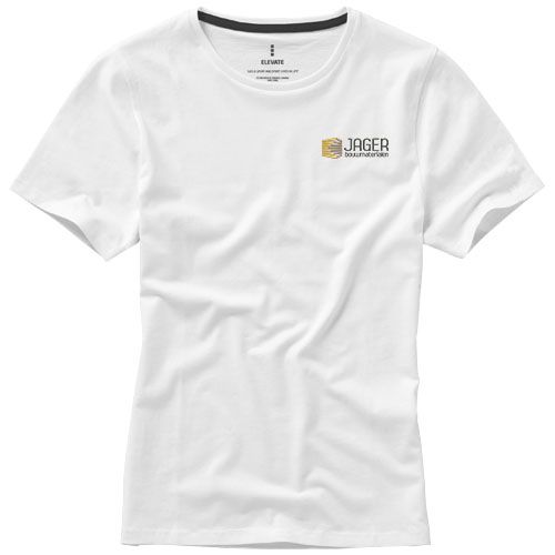 white Camiseta de manga corta para mujer