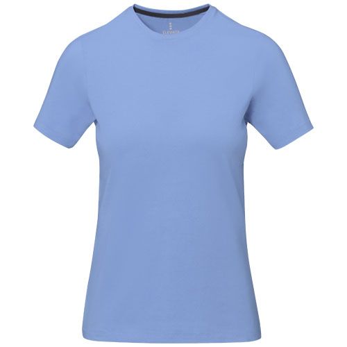 azul claro Camiseta de manga corta para mujer