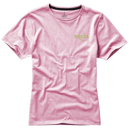 rosa claro Camiseta de manga corta para mujer