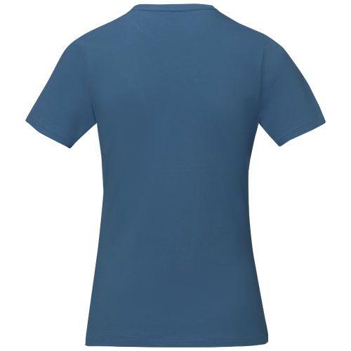 azul acero Camiseta de manga corta para mujer