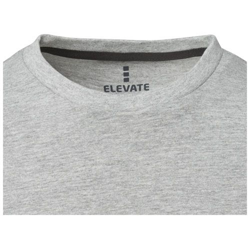 gris mezclado Camiseta de manga corta para mujer