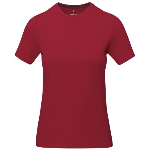 red Camiseta de manga corta para mujer