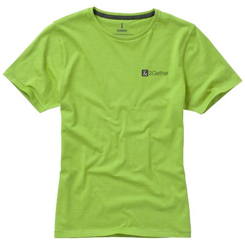 verde manzana Camiseta de manga corta para mujer