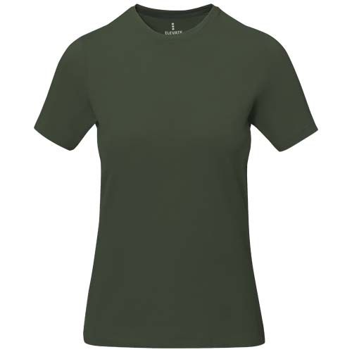 verde militar Camiseta de manga corta para mujer Nanaimo
