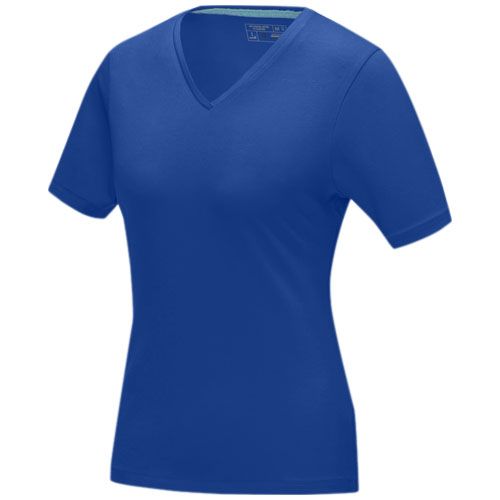 blue Camiseta orgánica de manga corta para mujer