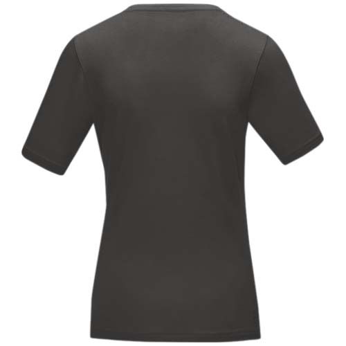 gris tormenta Camiseta orgánica de manga corta para mujer