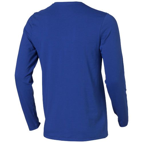 blue Camiseta de manga larga ecológica de hombre Ponoka