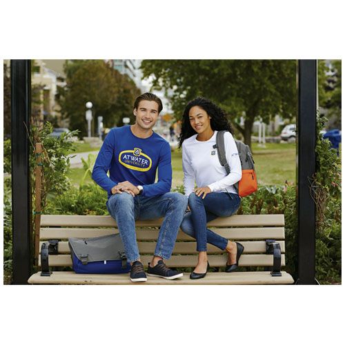 blue Camiseta de manga larga ecológica de hombre Ponoka