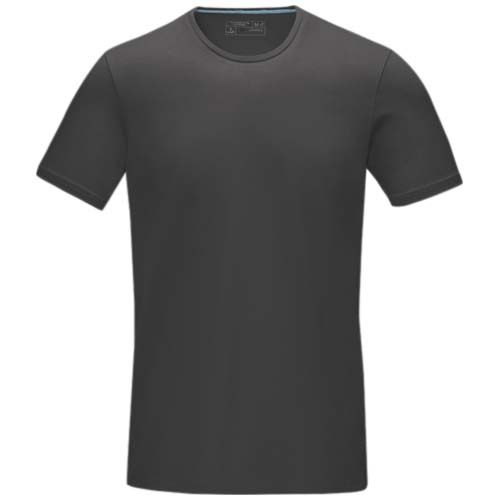 gris tormenta Camisetade manga corta orgánica para hombre