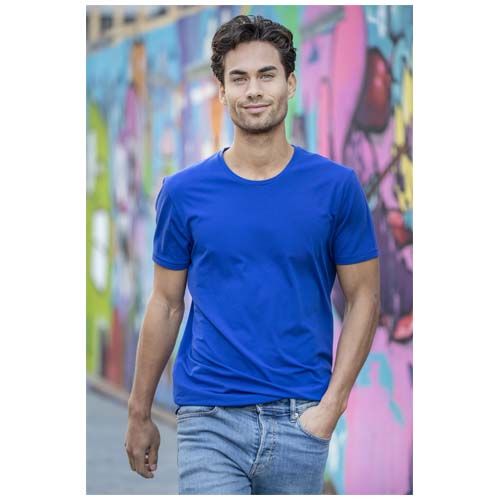 gris tormenta Camisetade manga corta orgánica para hombre