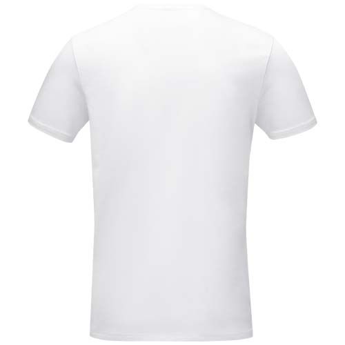 white Camisetade manga corta orgánica para hombre
