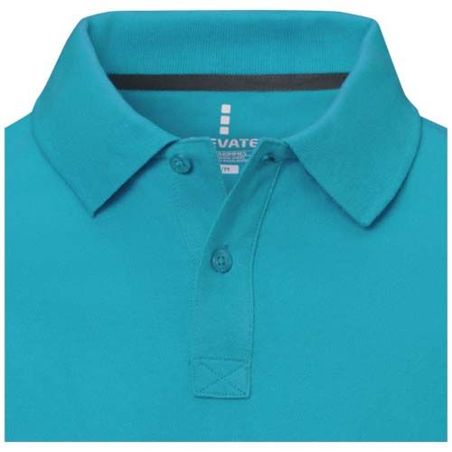 verde agua Polo de manga corta para hombre