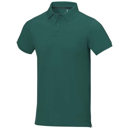 verde bosque Polo de manga corta para hombre