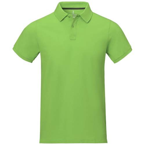 verde manzana Polo de manga corta para hombre