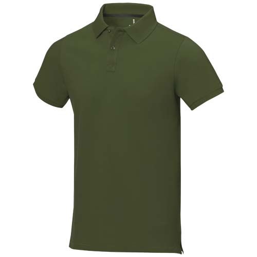 verde militar Polo de manga corta para hombre