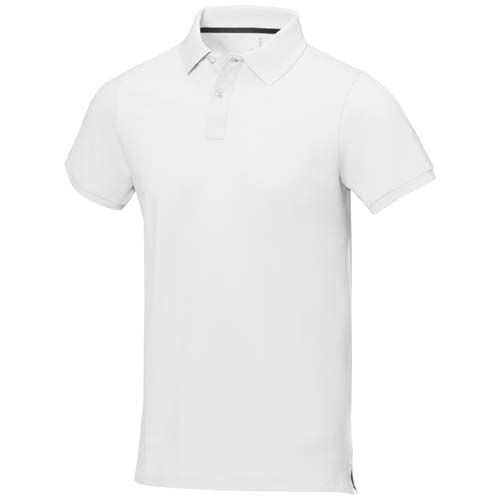 white Polo de manga corta para hombre