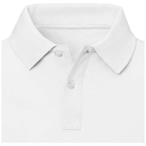 white Polo de manga corta para hombre de 200 g/m² Calgary