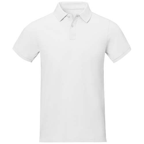 white Polo de manga corta para hombre de 200 g/m² Calgary