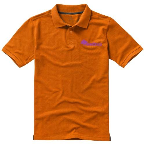 orange Polo de manga corta para hombre