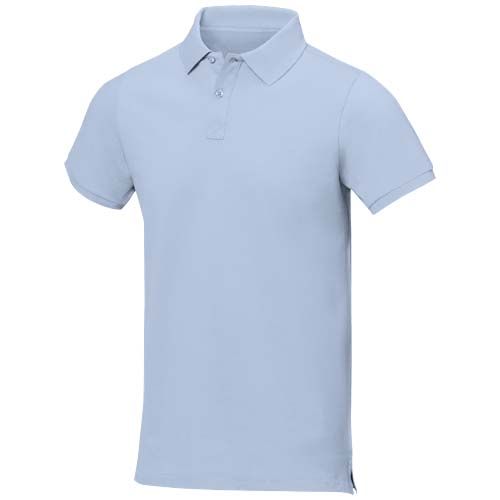 azul brumoso Polo de manga corta para hombre de 200 g/m² Calgary