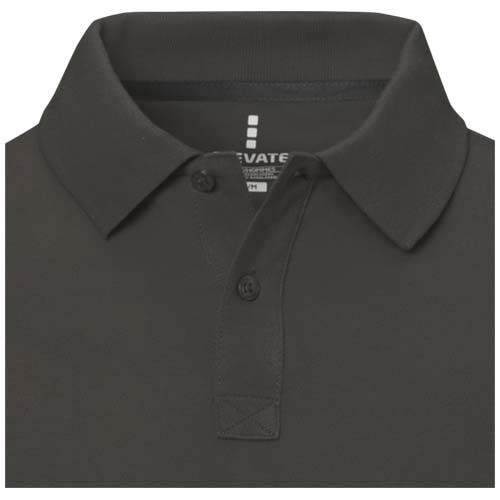 antracita Polo de manga corta para hombre