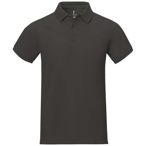 antracita Polo de manga corta para hombre