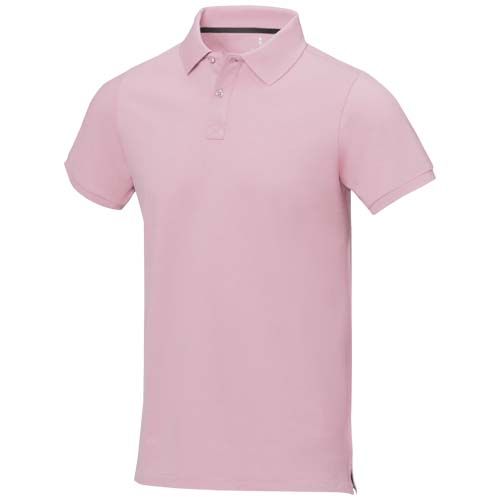 rosa claro Polo de manga corta para hombre