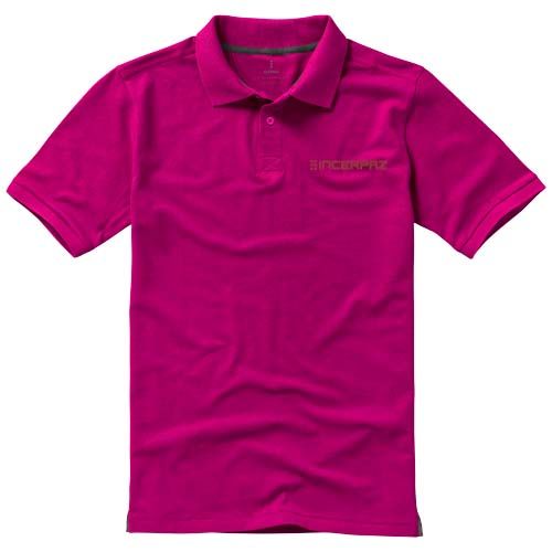 magenta Polo de manga corta para hombre