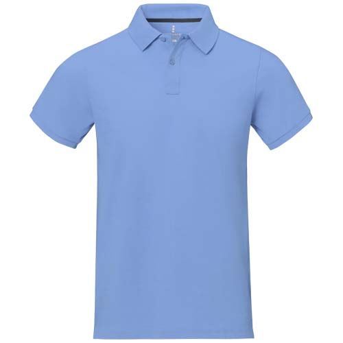 azul claro Polo de manga corta para hombre