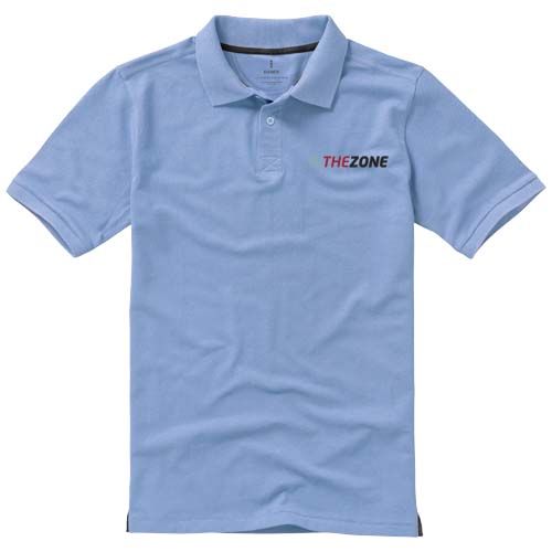 azul claro Polo de manga corta para hombre