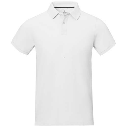white Polo de manga corta para hombre