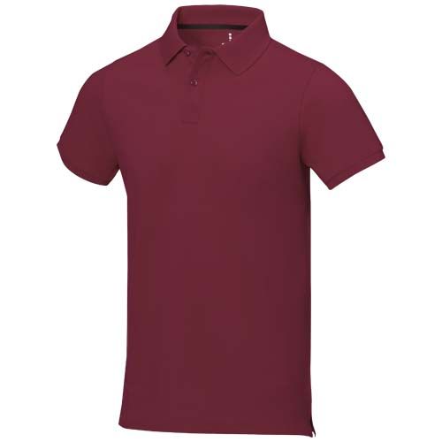 burdeos Polo de manga corta para hombre