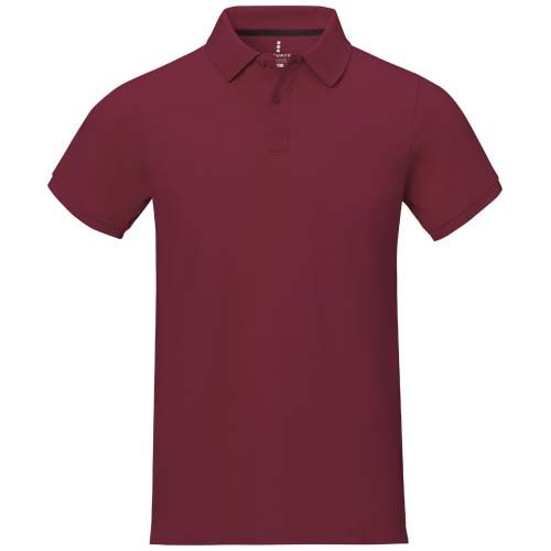burdeos Polo de manga corta para hombre