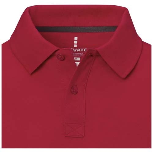 red Polo de manga corta para hombre