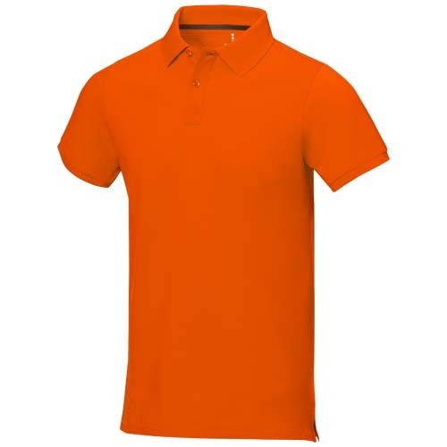 orange Polo de manga corta para hombre