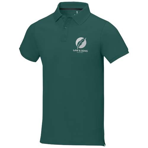 verde bosque oscuro Polo de manga corta para hombre de 200 g/m² Calgary