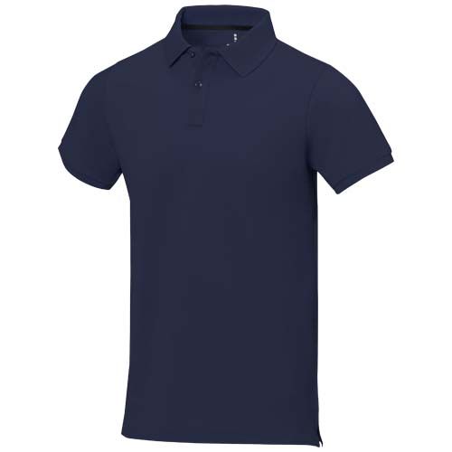 azul marino Polo de manga corta para hombre