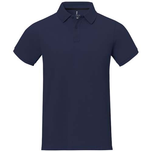 azul marino Polo de manga corta para hombre