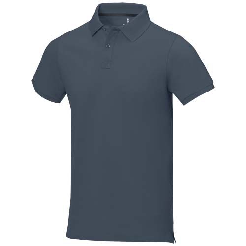 azul oscuro Polo de manga corta para hombre