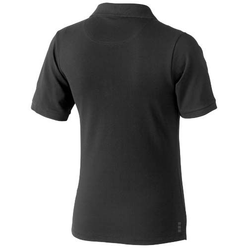 antracita Polo de manga corta para mujer